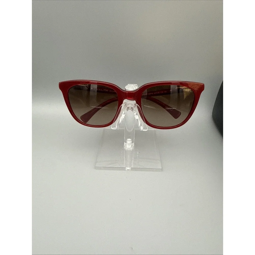 RALPH LAUREN RA5206 RED GRADIENT AUTHENTIC SUNGLASSES 51-20-135LOGO SIDES & CASE